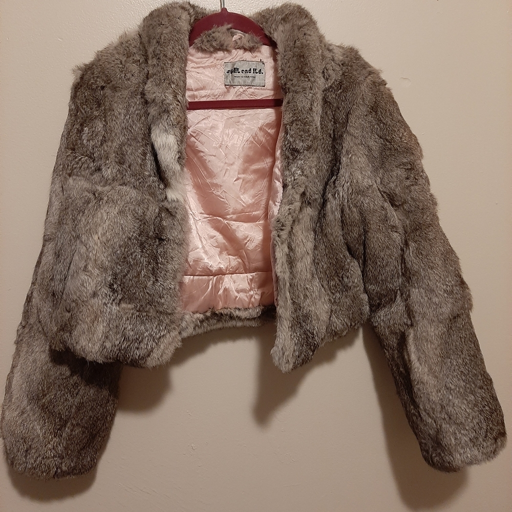 Rabbit fur jacket